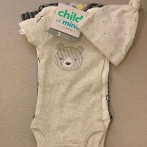 Carters Premie Onesies New